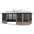 thumbnail image 4 of Gazebo Penguin Florence Solarium 12 ft. x 18 ft. en Sable, 4 of 9