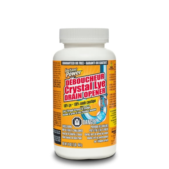 Instant Power Crystal Lye Drain Opener 1 Lb