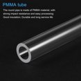 thumbnail image 4 of Unique Bargains 9mm ID x 15mm OD x 305mm Clear Rigid Acrylic Pipe Round Tube 2 Pack, 4 of 6