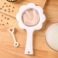 thumbnail image 4 of Nylon Mesh Strainer Spoon for Straining Soy Milk, Coffee, Yogurt, and Milk | Fine Mesh Sieve Filter for Kitchen Use | Reusable Household Strainer for Beverages and Liquids, 4 of 6