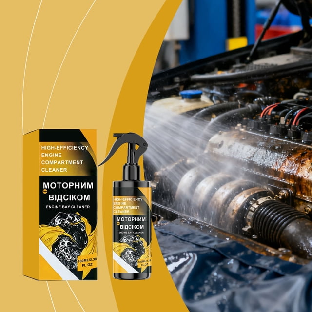 Car Engine Cleaner for Carbon Deposits and Sludge, 100ml, Safe for Rubber Seals, No Disassembly Needed, Suitable for Gasoline Engines