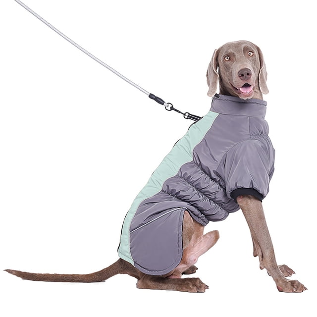 SIfdSeng Designer Dog Clothes Reflective Warm Pet Clothing Thickened Dog Clothing Large Dog Clothing Dog Shirts for Medium Dogs Boy Cotton Pet Clothes for Small Dogs Boy