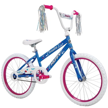 Vélo pour enfants Huffy Sea Star 20 po, convient aux cyclistes de 44 à 56 po, bleu/rose, filles