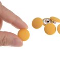 thumbnail image 4 of Unique Bargains 10pcs 24L Fabric Cloth Covered Button 15mm Round Metal Shank Sewing Buttons for Suits Dress Blouses, Yellow, 4 of 5