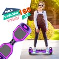 thumbnail image 3 of Hoverboard Bluetooth pour Enfants, Trottinette Auto-Équilibrée Couleur Araignée et Couleur Chrome avec Haut-Parleur Sans Fil Intégré et Roues Lumineuses, 3 of 7
