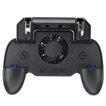 Generic Mobile Gaming Controller with Mechanical Buttons for PUBG, Phone Cooling System, Dual AA Battery Powered, Touch-Sensitive Design for Enhanced Gameplay