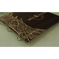 thumbnail image 4 of Handmade Rustic Wedding Wood Wooden Guest Book Personalized Name Engraved Advice Book, 4 of 5