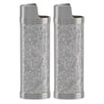 thumbnail image 2 of Lighter Case Cover Vintage Floral Stamped Zinc Alloy Shell for Lighter Protection, 2 of 7