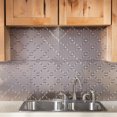 thumbnail image 4 of Fasade Monaco Vinyl 18in x 24in Backsplash Panel Brushed Nickel 5 Pack, 4 of 7
