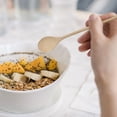 thumbnail image 4 of Binwennn 3 Piece Natural Hardwood Stirring Spoons Set, 4 of 7
