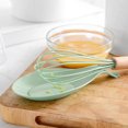 thumbnail image 1 of Oleegame 1PC Stainless Steel Cutlery Set Silicone Spoon Mat High Temperature Placemat Tray Kitchen Tool Green, 1 of 7