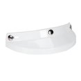 thumbnail image 3 of Visière, Protecteur Rétro à 3 Boutons pour Casques avec 3 Boutons Blanc, 3 of 7