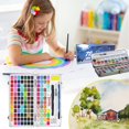 thumbnail image 3 of Lttoisl® 50/72/90 Colors Pure Water Color Paint Set Metal Iron Box Watercolor X5J4-1pcs-geschenk, 3 of 5