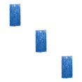thumbnail image 1 of Maytalsory Finger-Safe Tassels Curtain For Customized Birthday Backdrop Luster Foil Curtain Dark Blue 3Set, 1 of 6