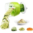 thumbnail image 2 of axGear Spiraleuse Portative Multifonction Trancheuse de Légumes Râpe Réglable Coupe, 2 of 8