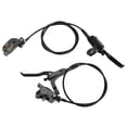 thumbnail image 3 of Bike Disc Brake Set, Mountain Bike Hydraulic Disc Brake Kit 4 Piston Hydraulic Disc Brake Bike CNC Bilateral Oil Brake with 160mm Rotor Disc Suitable for Most Model on the Market, 3 of 7