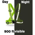 thumbnail image 4 of HANCELANT 2 Piece Adjustable Safety Security High Visibility Reflective Vest Gear Stripes Jacket, 4 of 10