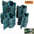 thumbnail image 1 of 100 Pieces Plant Clips Stable Clips Plant Clips, 2 Size Garden Plant Clips Reusable for Small & Large Shoots Espaliers Rose Arches Climbing Aids, 1 of 7