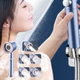 thumbnail image 2 of Feltree Shower - High-Pressure Handheld Showerhead with Carbon Filter - Hard Water Softener Filtered Shower - High Pressure 5 Spray Modes Handheld Massagable Shower For, 2 of 8
