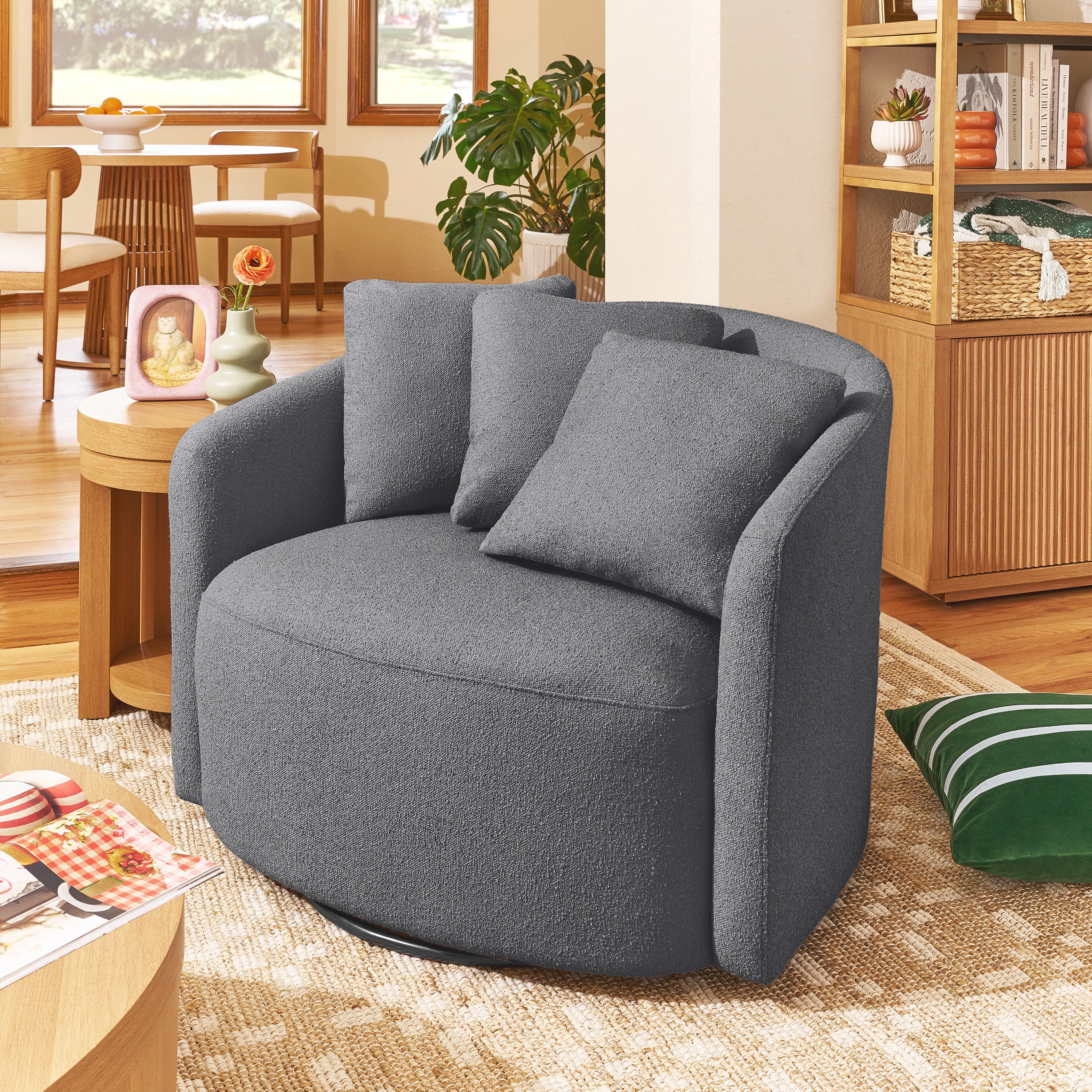 Beautiful Drew Chair by Drew Barrymore, Charcoal