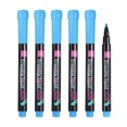 thumbnail image 1 of Uxcell Marqueurs de Craie Liquides, 6 Pcs Marqueurs pour Tableau Blanc Pointe Fine Stylos à Essuyage à Sec Craie Effaçable à l'Eau Colorée pour Tableau Blanc LED Note Board Tableau Noir Planification Verre, Bleu, 1 of 6