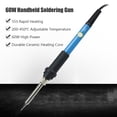 thumbnail image 3 of Amdohai 15 PCS Soldering Kit with Storage Bag 60W Handheld Soldering Adjustable Temperature Fast Heating Ceramic Core Electric Soldering Iron Welding Tool for Home DIY, 3 of 7