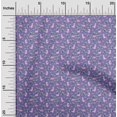 thumbnail image 2 of oneOone Velvet Violet Fabric Colorful Dinosaur Cartoon Sewing Material Print Fabric By The Yard 58 Inch Wide, 2 of 5