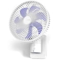 thumbnail image 1 of Airbition Ventilateur Mural Compact de 8 Pouces, avec Télécommande, Oscillation à 90 Degrés, 4 Vitesses, Minuterie, Inclinaison Réglable de 120 Degrés Incluse,, 1 of 7