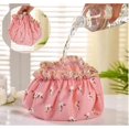 thumbnail image 4 of Bonnet de Douche, Bonnets de Douche pour Femmes, Bonnet de Douche à Double Couche Imperméable Protection des Cheveux Bonnets de Douche en EVA Réutilisables, 4 of 5