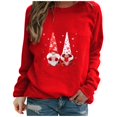 thumbnail image 2 of Meichang T-Shirts de la Saint-Valentin pour Femmes Imprimé Cœur Tee Tops Manches Longues Col Rond Pull de Vacances en Solde Cadeaux de la Saint-Valentin, 2 of 3