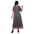 thumbnail image 3 of Moomaya Kurti Longue Imprimée Tenue d'Été Tunique Ligne A pour Femmes, 3 of 5