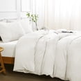 thumbnail image 2 of Duvet Cover Queen -Piece Prewashed Ultra Soft Queen Bedding Set - Features Zipper Closure and Corner Ties Includes Duvet Cover x Pillowcases No Comforter, 2 of 7