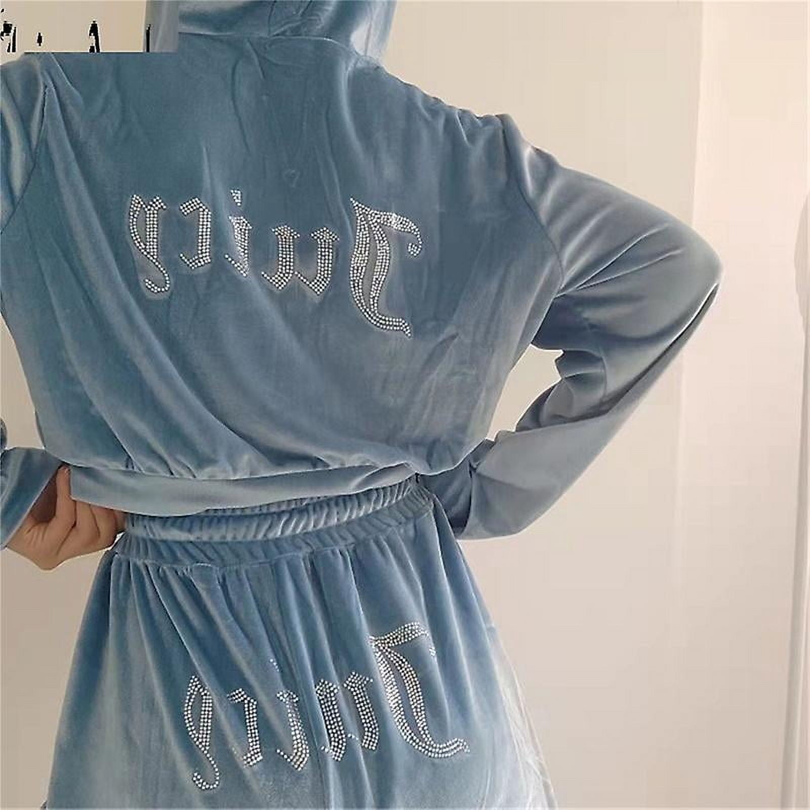 Women Velvet Juicy Tracksuit Couture Tracksuit Two Piece Set Couture Sweatsuits