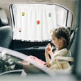 thumbnail image 2 of Lksixu Car Accessories Car Curtain Shading Curtain Cloth Art Car Sunscreen Heat Insulation Shading Curtain Cute Car Interior Accessories Universal Car Interior Accessory, 2 of 8