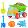 thumbnail image 1 of Kids Beach Toy 5Pcs/Set Kids Beach Truck Shovel Rake Animal Molds Kit Garden Sandpit Pool Toy, 1 of 6