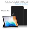 thumbnail image 2 of Case For OnePlus Pad Go 2023 11.35" Tri-Folding Flip Stand TPU Soft Protective Cover For OPPO Pad Air 2 11.4 Inch Tablet Cases Gray For OPPO Pad Air 2, 2 of 6