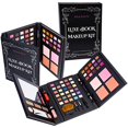 thumbnail image 2 of SHANY Luxe Book Makeup Set - All In One Travel Cosmetics Kit with 30 Eyeshadows, 15 Lip Colors, 5 Brushes, 4 Pressed Blushes, 3 Brow Colors, and Mirro, 2 of 6