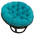 thumbnail image 2 of 44-inch Solid Micro Suede Papasan Cushion (Fits 42-inch Papasan Frame) - Black, 2 of 5