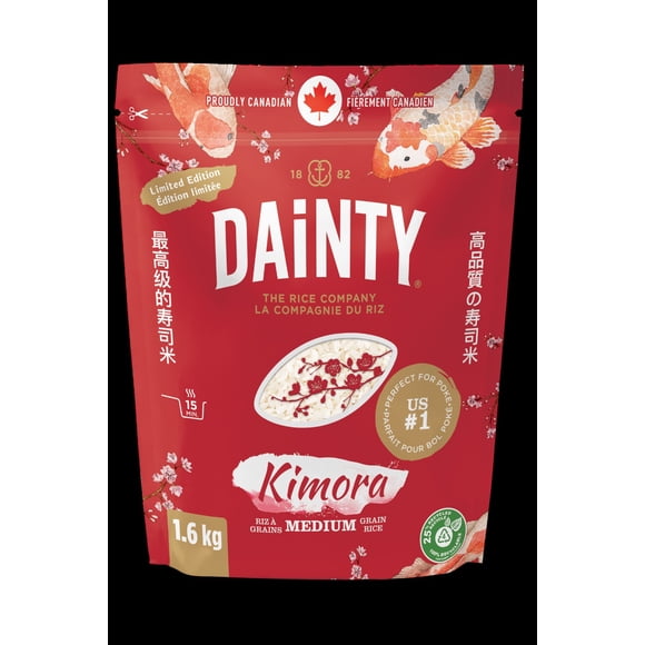 Dainty Medium Grain Kimora Rice 1.6kg