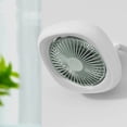 thumbnail image 3 of Yhmxh Fan-Desk Fan Portable Fan Box Fan Mini Fan Ceiling Fan- Fan Light with Remote Control Folding Table Fandesktop Mini Circulating Fan Extendable USB Soft and Nstrong Wind fan light, 3 of 4