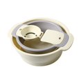 thumbnail image 2 of Iodue Cooking Utensils Sieve Set Trimming Tray With Mesh Stackable Design Lightweight Screen Flower Dry For Kitchen Baking Flour Sieve & Trim Set, 2 of 4