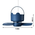 thumbnail image 3 of Small Portable Ceiling Fan NOT Battery Powered , Mini USB Tent Fans With Remote Control For Camping, Hanging Fan, Small Ceiling Fan For Outdoor Gazebo, 3 of 8