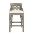 thumbnail image 2 of Plantation Bar Stool with Gray Wood Rattan Frame Fully Assembled, 2 of 5