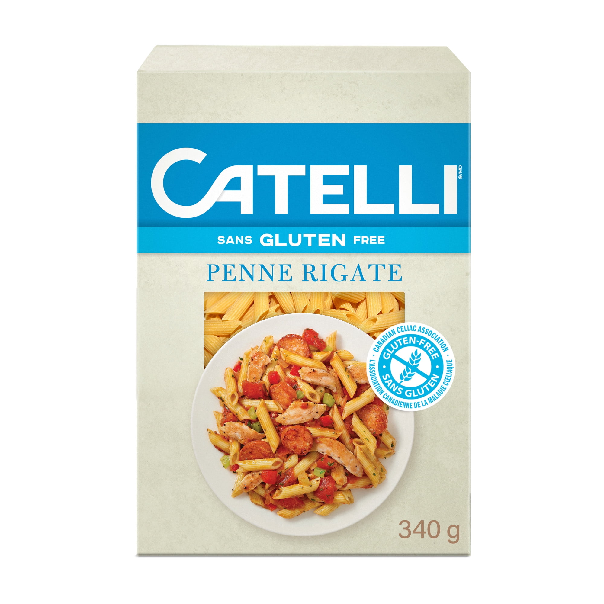 Catelli Gluten Free Penne Rigate Pasta, 340g