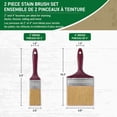 thumbnail image 3 of Pintar Manufacturing Corp. 2" and 4" Stain Brush Set, 3 of 4