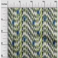 thumbnail image 1 of oneOone Tissu Popeline de Coton Rayé & Chevron Imprimé Ikat Tissu de Couture BTY 56 Pouces de Large, 1 of 4