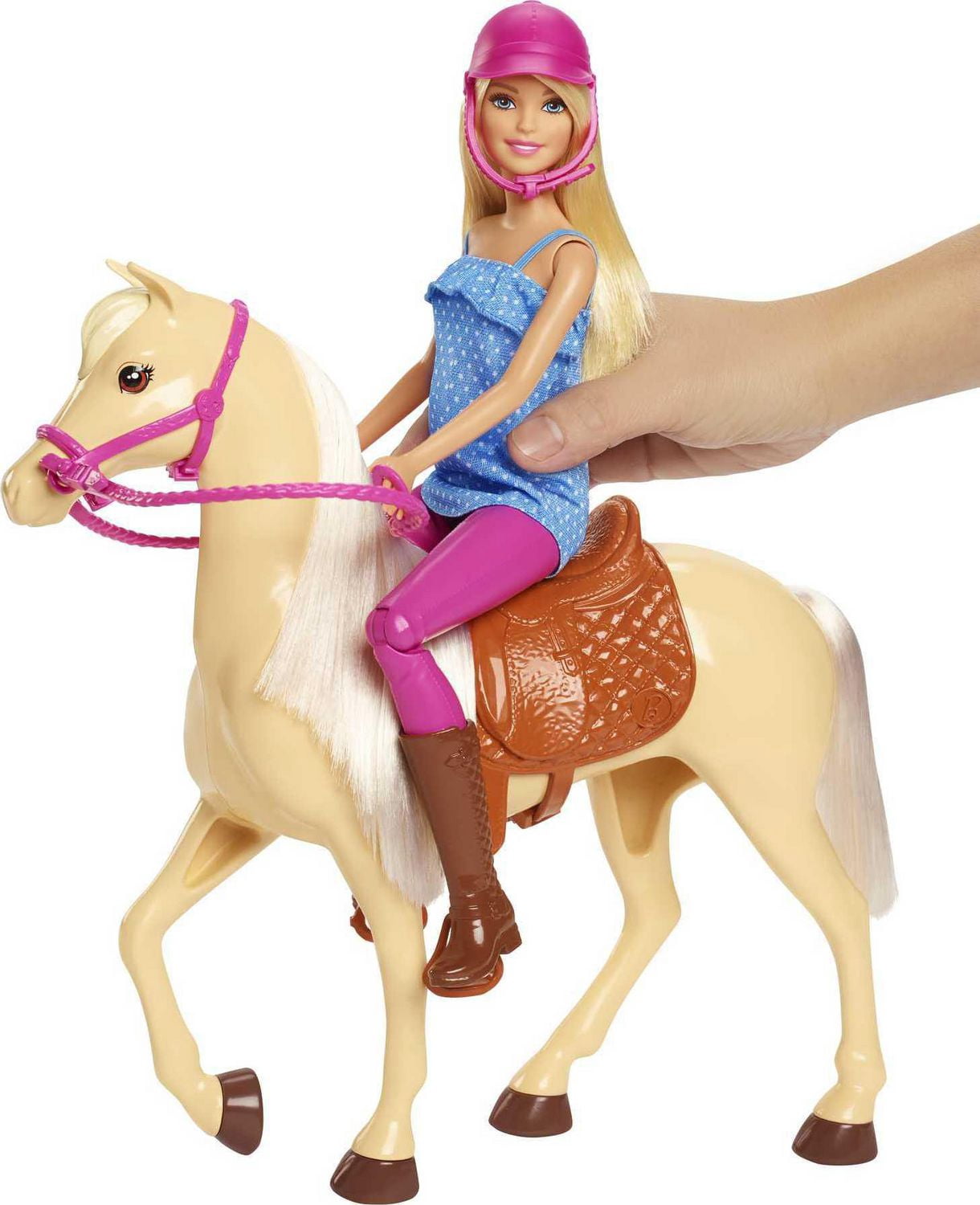 Barbie – Coffret de jeu Poupée et cheval