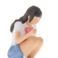 thumbnail image 3 of lionlar 1:64 Personnes Peintes Scènes de Miniture Figurine Poupée Accroupie Blanc, 3 of 8