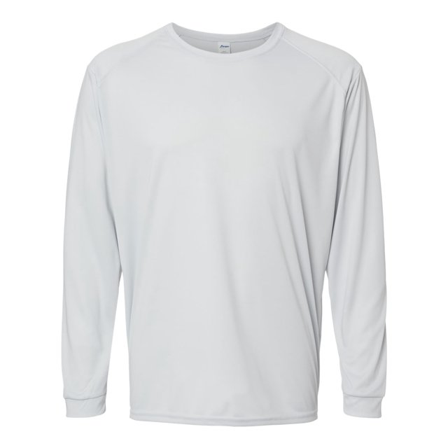 Long Islander Performance Long Sleeve T-Shirt, XS, Aluminum
