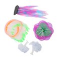 thumbnail image 3 of 5pcs Glow Aquarium Decorations Glowing Effect Silicone Simulation Coral Plant for Fish Tank Decorations, 3 of 14